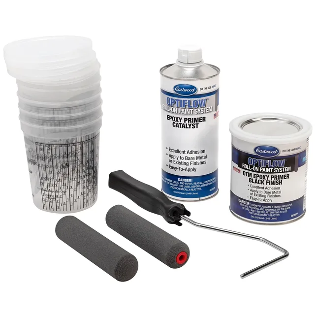 Roll-on Paint black 1 quart 5 pack
