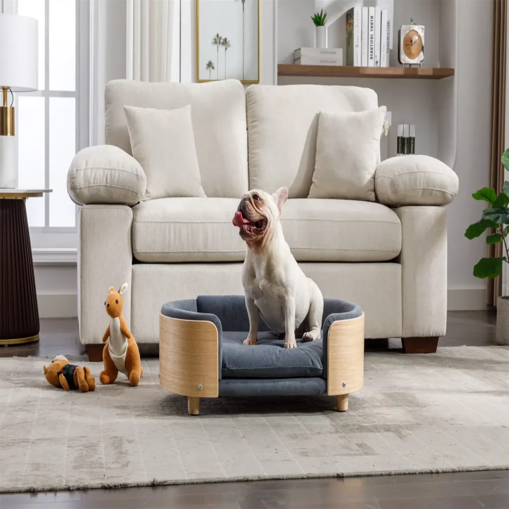 Dog Bed grey