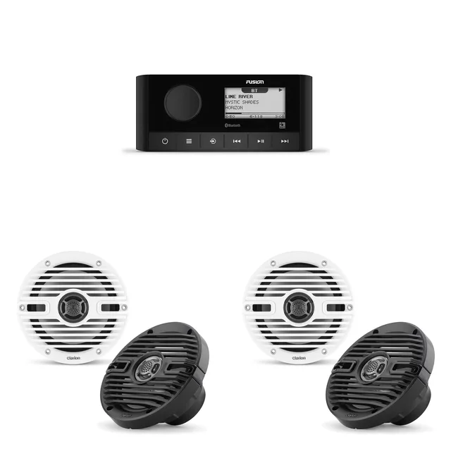 Grille 2 pair white black