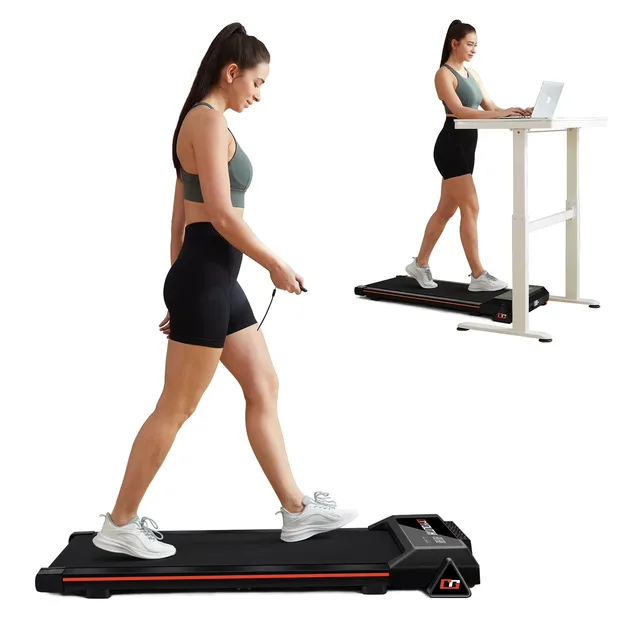 Electric Treadmill portable black 265 lbs