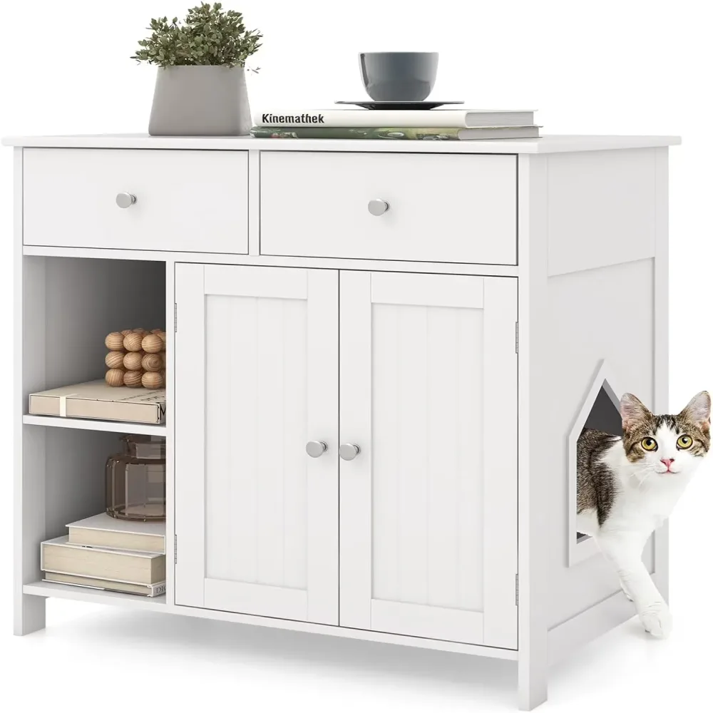Litter Box 31.5 inch white