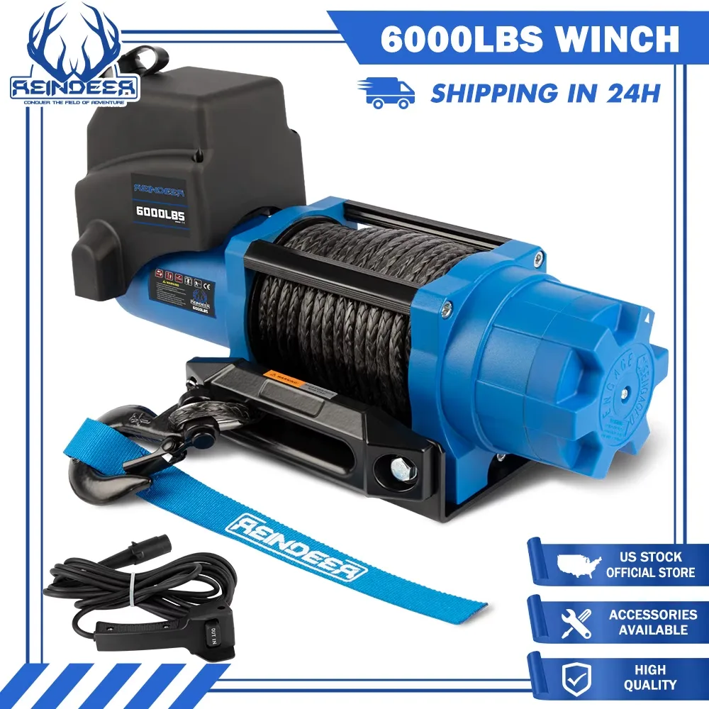 Electric Winch 6000lbs 12v wireless