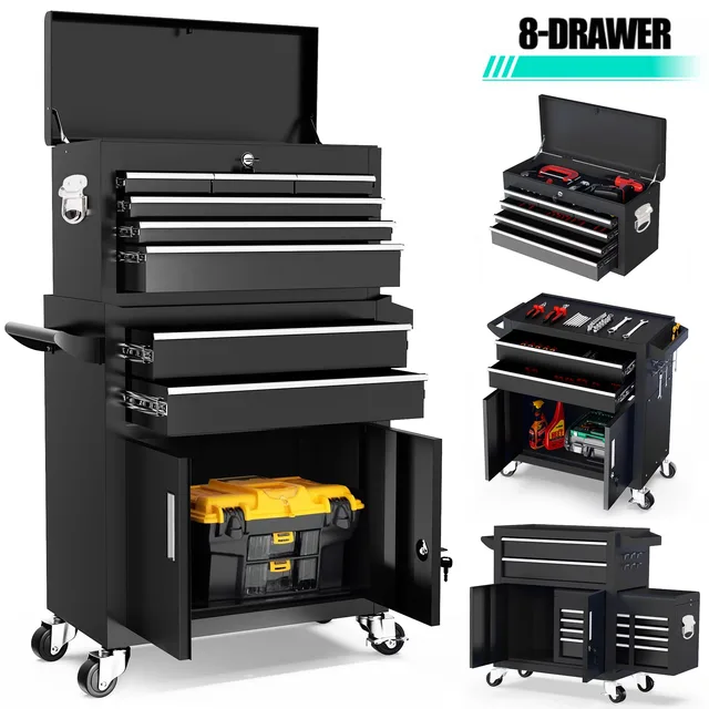 Tool Box black 3 inch 24.2'