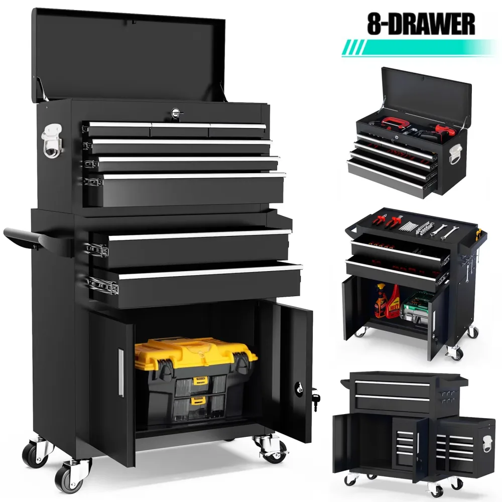 Tool Box black 3 inch 24.2'