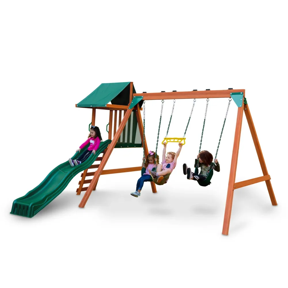 Wooden Backyard 115 pounds green