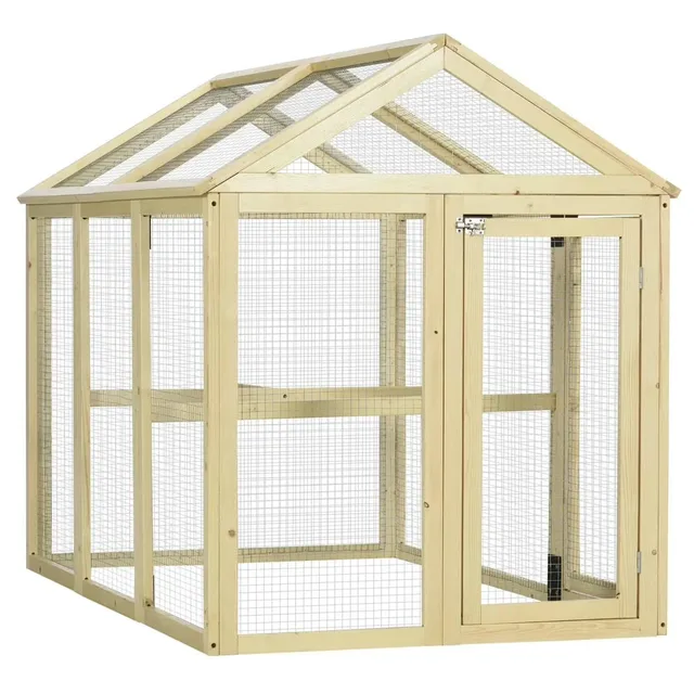 Chicken Coop beige 55.1" 34.8"