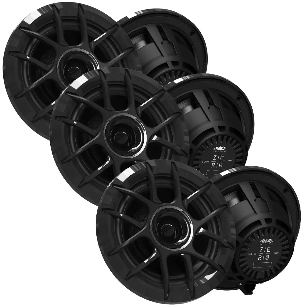 Speaker 3 pairs 6.5" black
