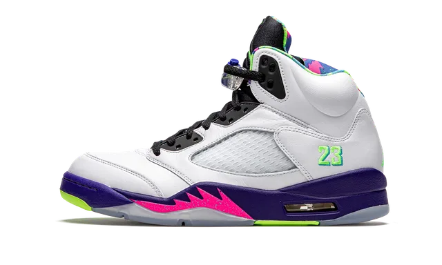 Basketball white green red