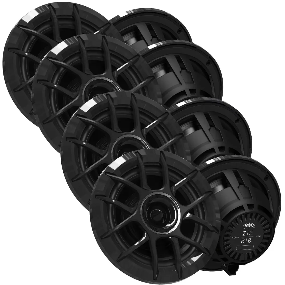 Speaker 4 pairs 6.5" black