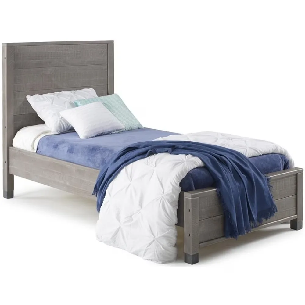 Platform Bed gray 50" 64"