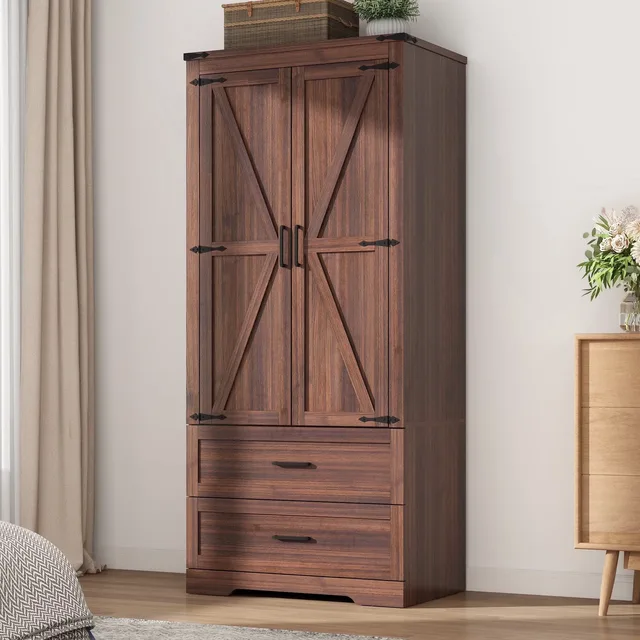 Bedroom 70" adjustable brown