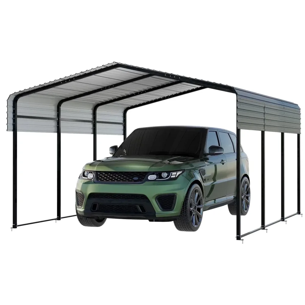 Metal Carport 15.16' 10.33' 8.41'