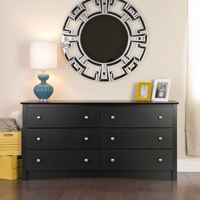 Bedroom Furniture gray black 59"