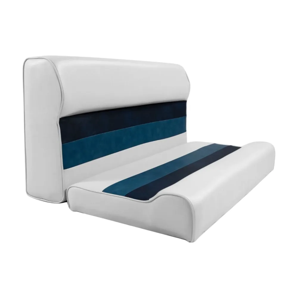 Bench Seat 37" white blue