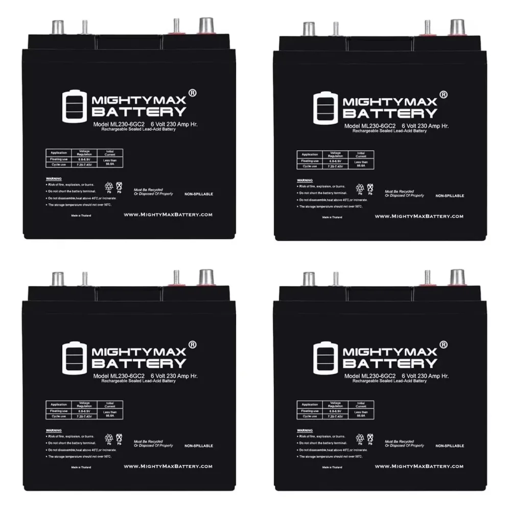 Battery 6v 4 pack 6 volt