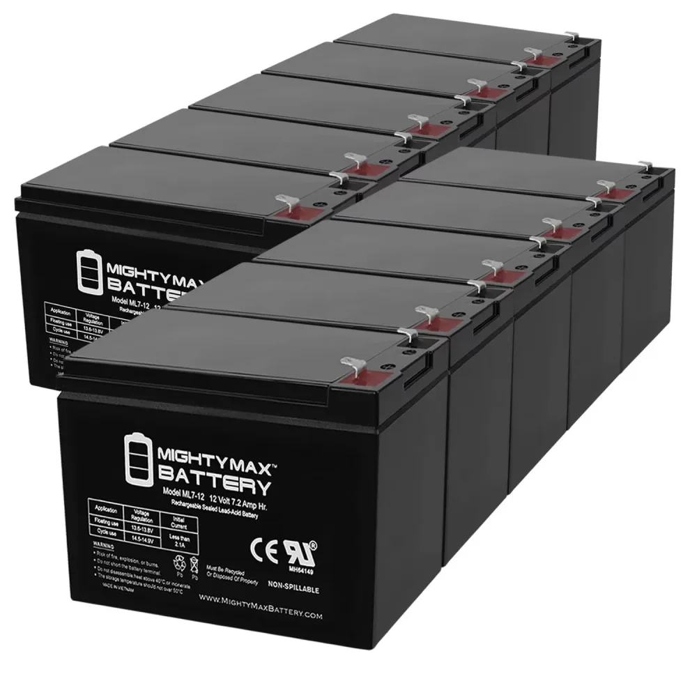 Battery 12v 10 pack 12 volt
