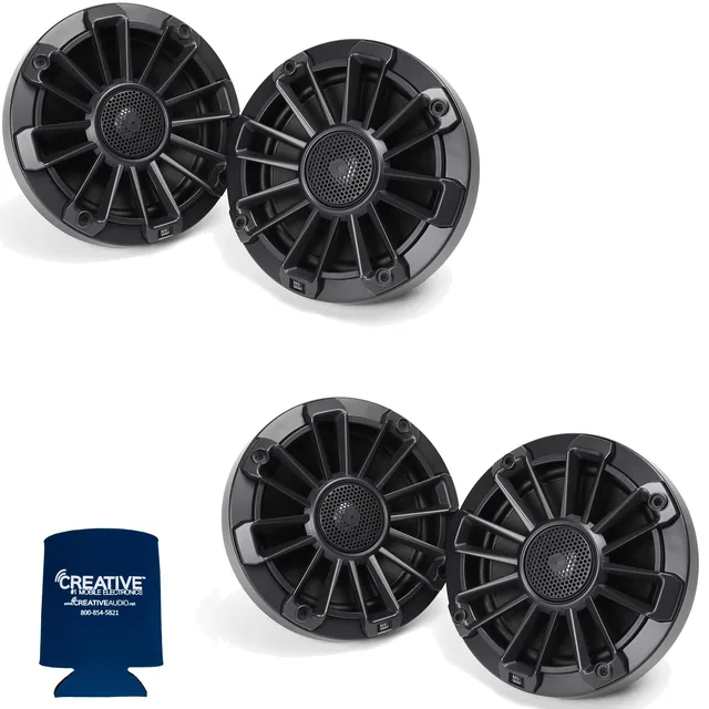 Speaker 2 pairs 6.5" black