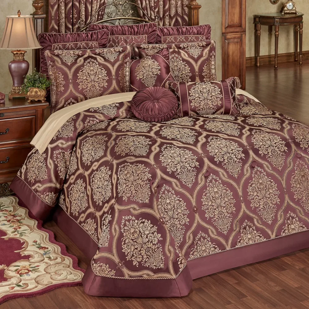Bedding red 24 inch 108 inches
