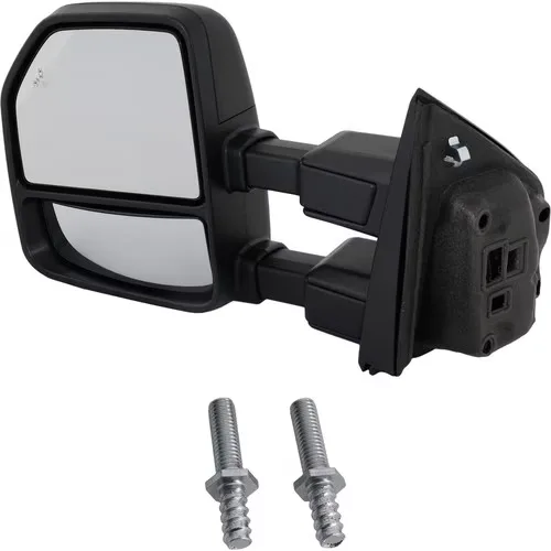 Towing Mirror folding adjustable black