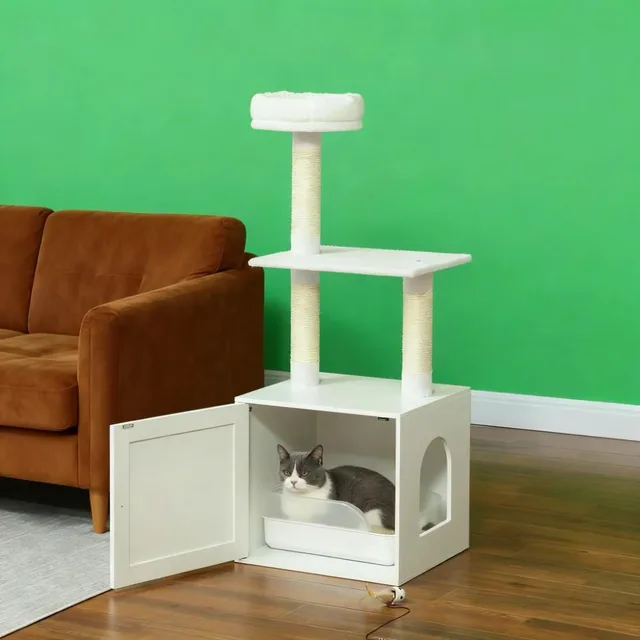Litter Box white 19.7" 17.7"