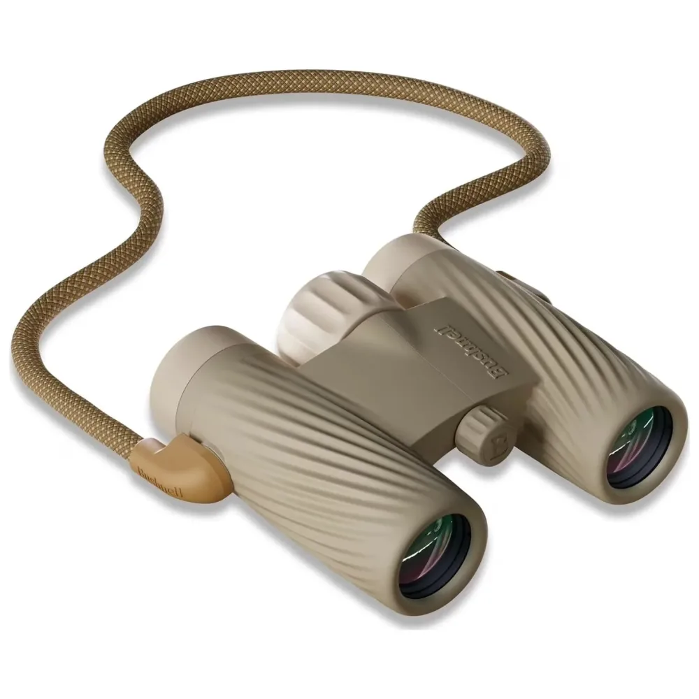 Compact Binoculars 25mm portable tan
