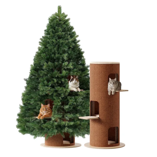 Furniture & Enrichment 7ft brown
