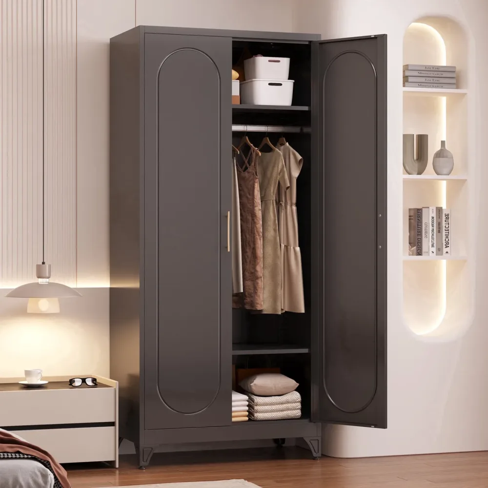 Cabinet 71" adjustable black