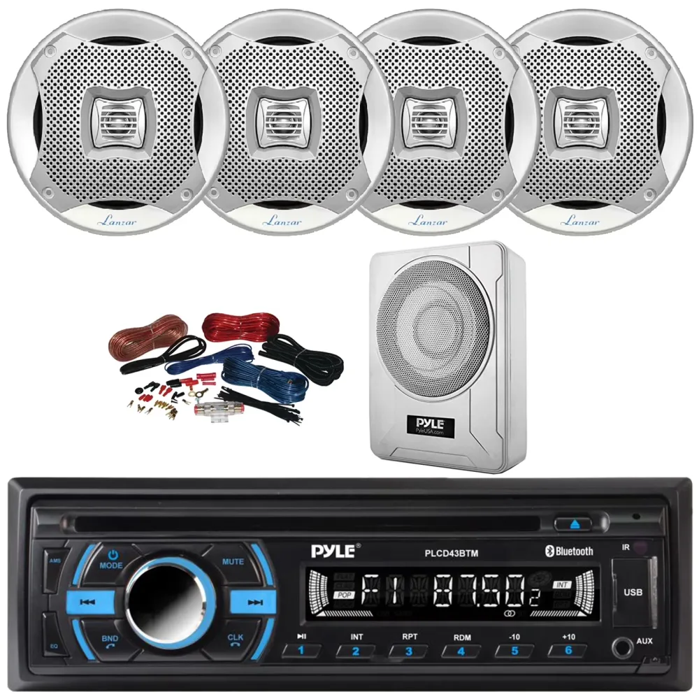 Stereo Receiver 6.5" 400w 600w