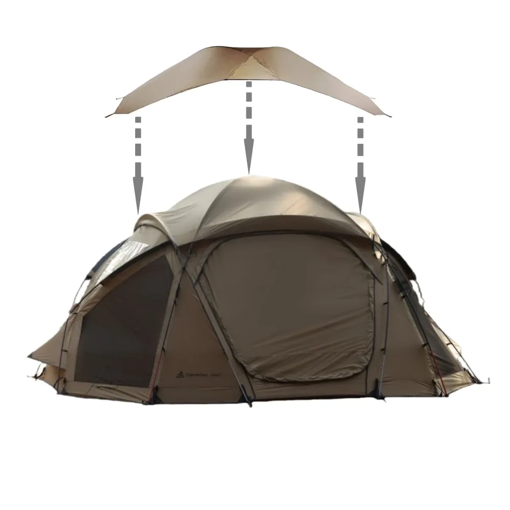 Hot Tent 4-6 people waterproof windproof