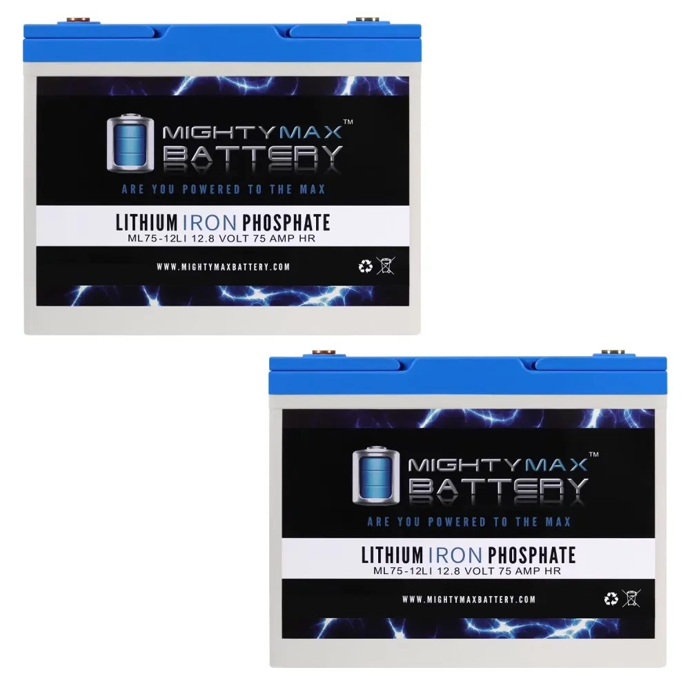 Battery 12 volt 2 pack rechargeable