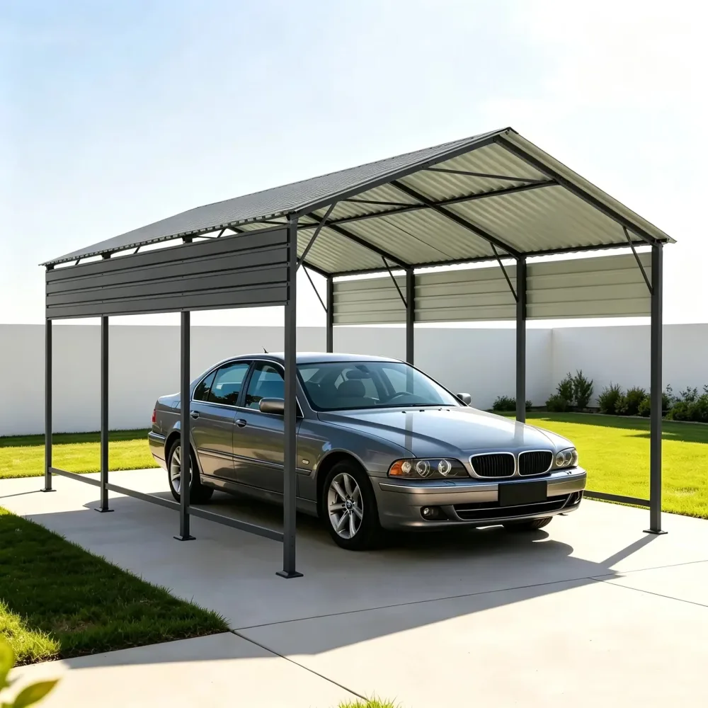 Metal Carport 15 ft 1.5" waterproof