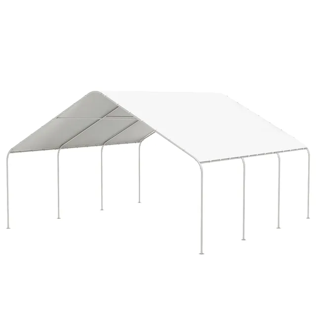 Carport Shelter 20' portable white