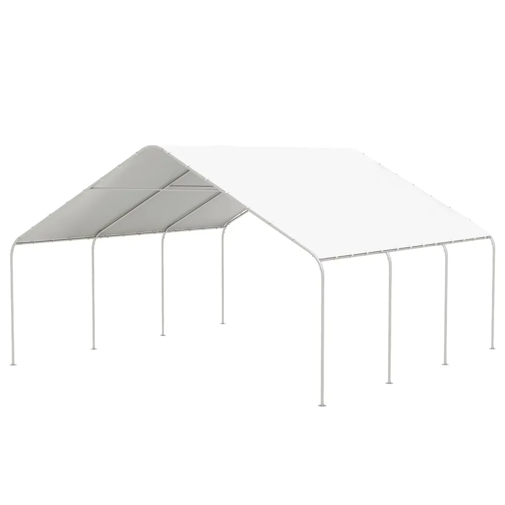 Carport Shelter 20' portable white