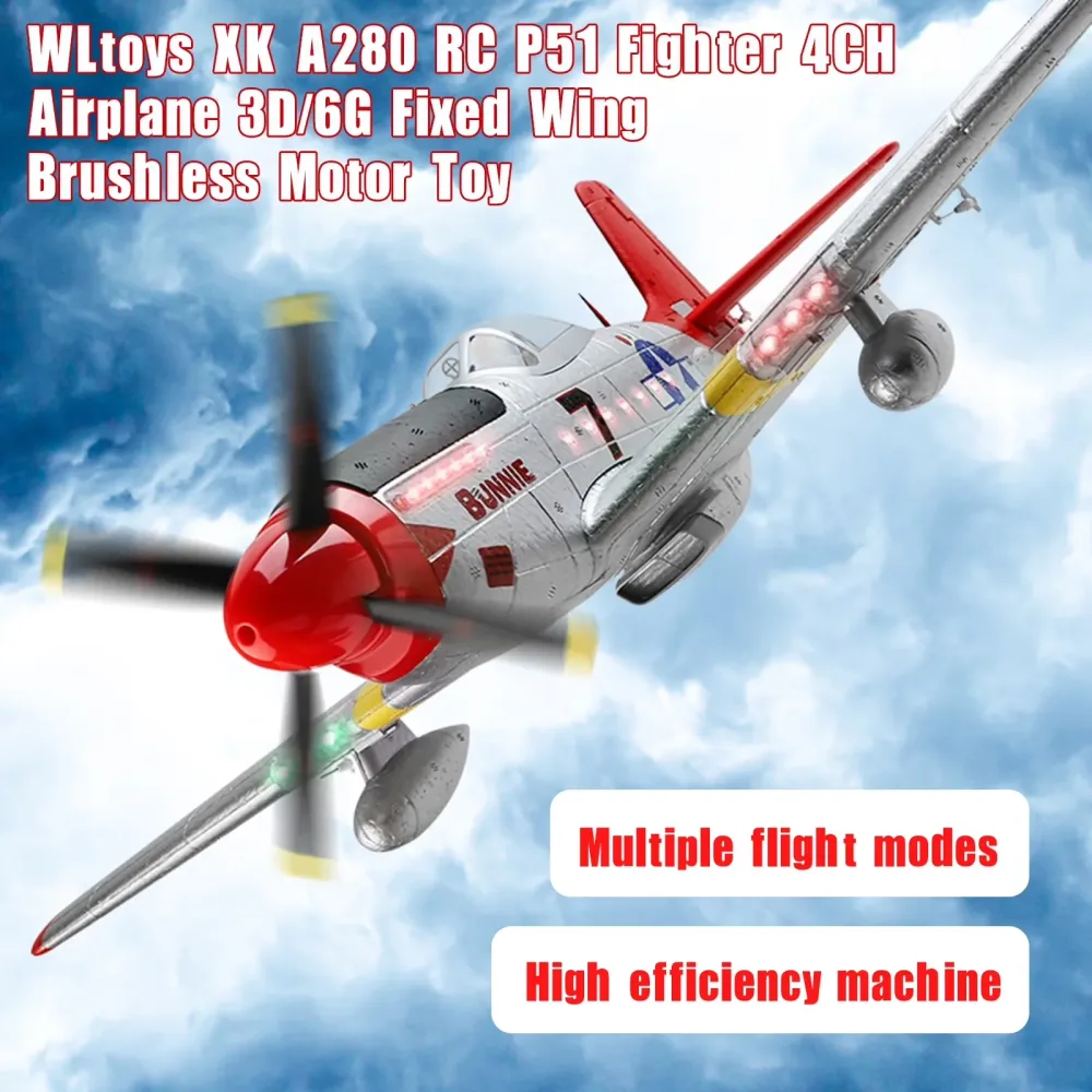 Brushless Motor 7.4 v 4 channels 560mm