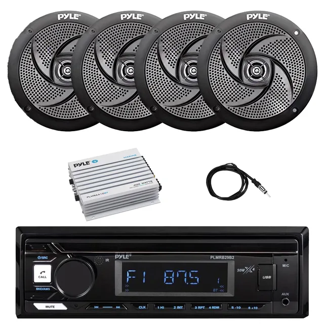 Bluetooth Amplifier 4" 100 watt
