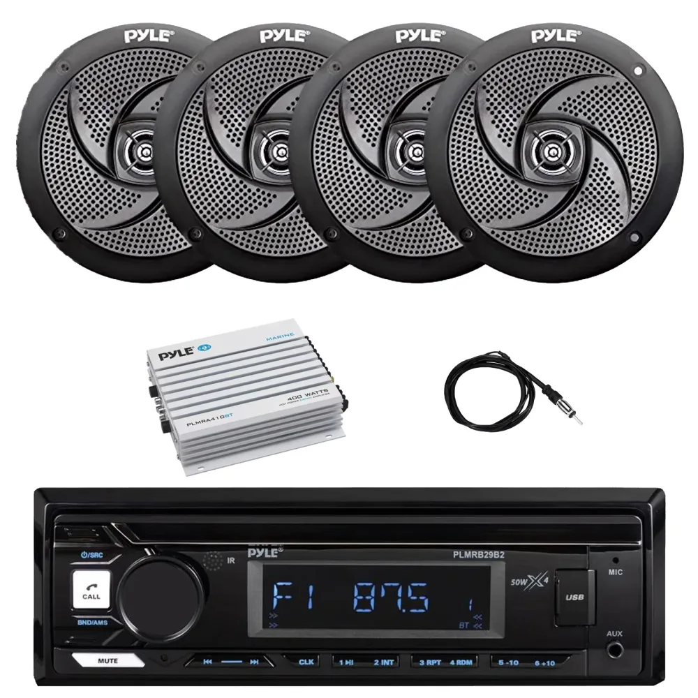 Bluetooth Amplifier 4" 100 watt