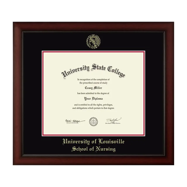 Diploma Frame black red 17w