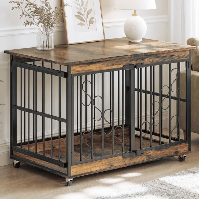 Dog Crate 48" brown 47"