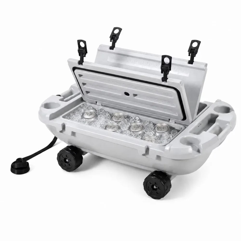 Cooler waterproof insulated gray