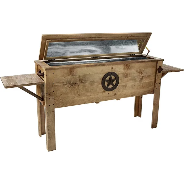 Beverage Cooler folding brown 87 quart