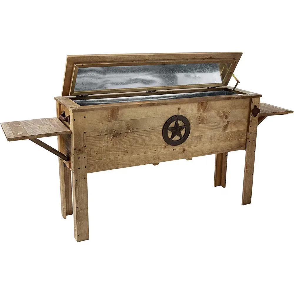 Beverage Cooler folding brown 87 quart