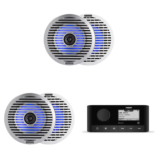 Marine Stereo 2 pair 165mm wireless