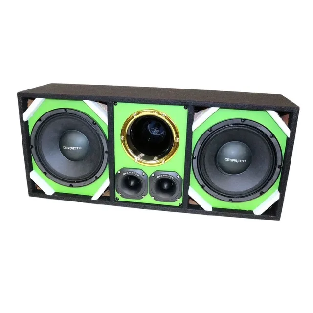 Box led green black