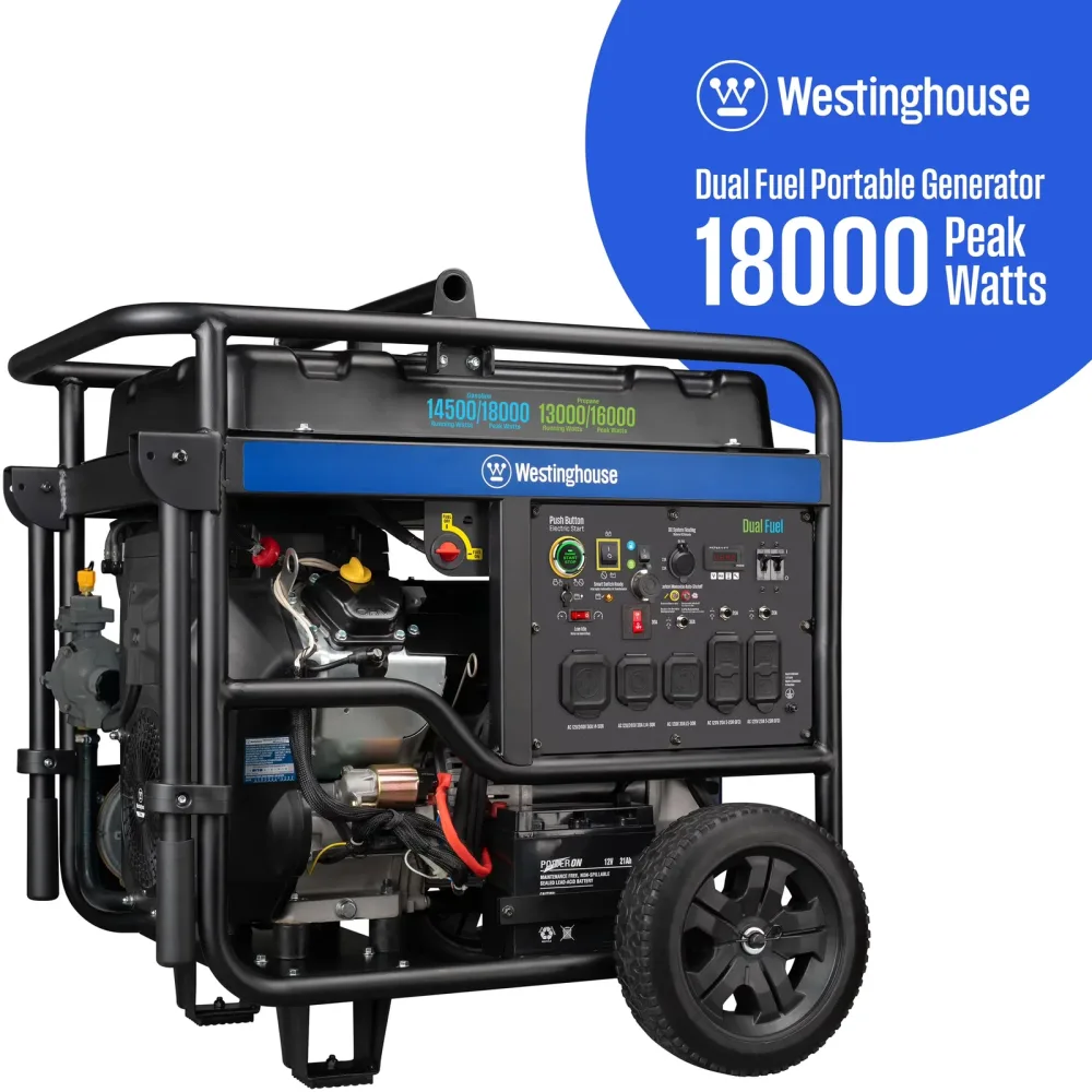 Portable Generator 10.5 gallon 15000w