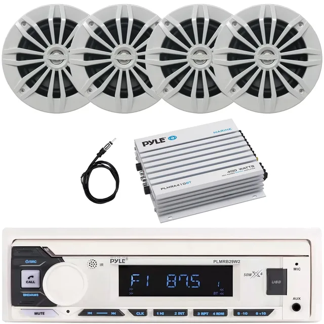Bluetooth Amplifier 6.5" 180 watt 4 channel