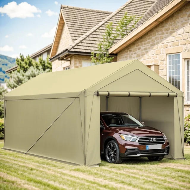 Carport Portable 20 ft grey