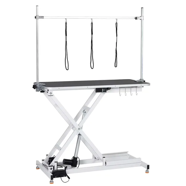 Dog Grooming 47" adjustable white
