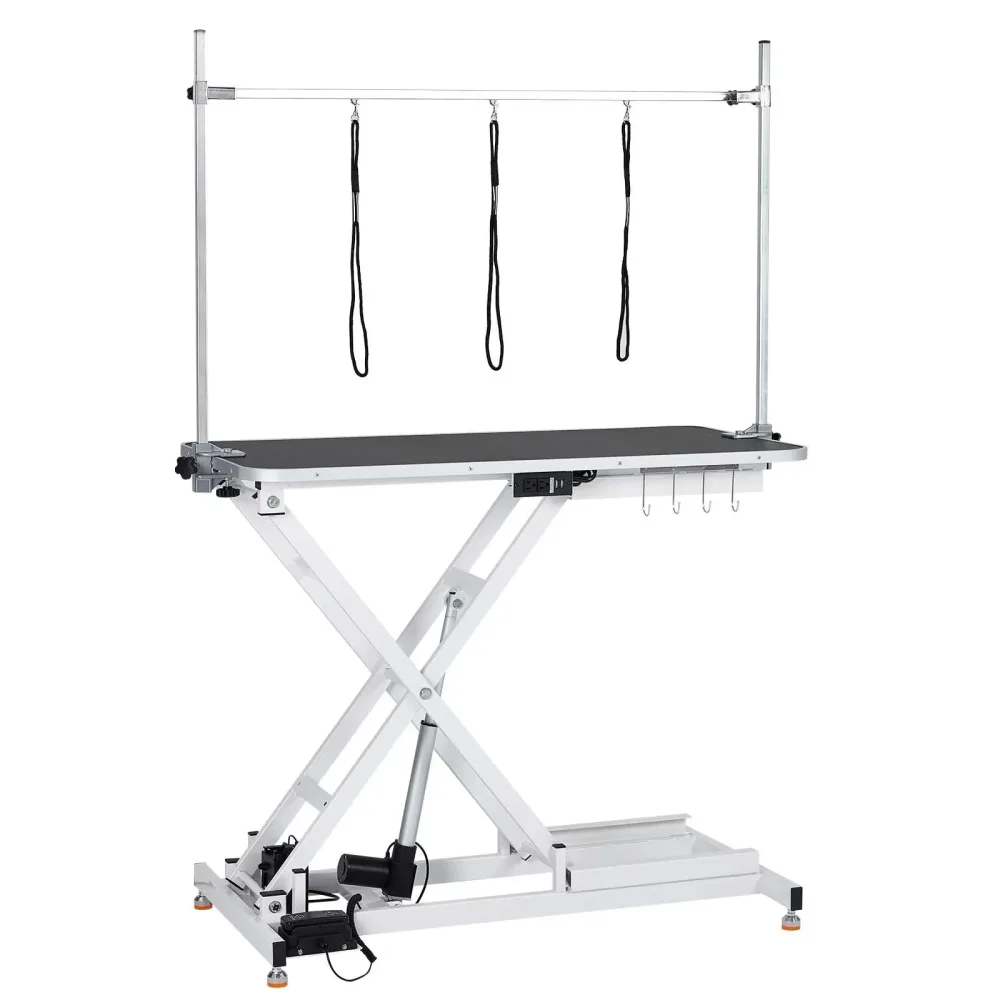 Dog Grooming 47" adjustable white