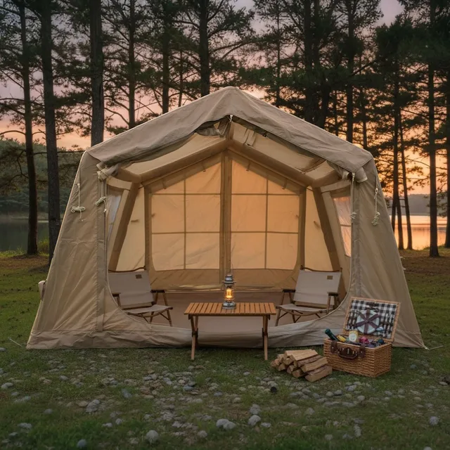 Camping Tent 4-6 person 5ft waterproof