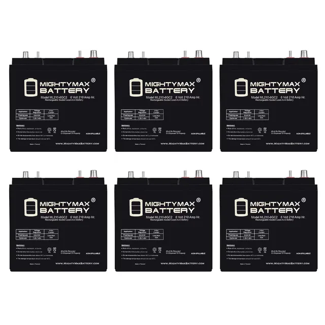 Battery 6v 6 pack 6 volt